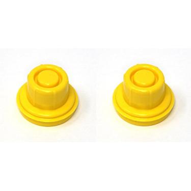 Imagem de JSP Manufacturing 2 unidades de tampa de bico de lata de gás amarelo Blitz serve para a reposição de gás de auto-ventilação 900302 900092 900094 (potes não incluídos)