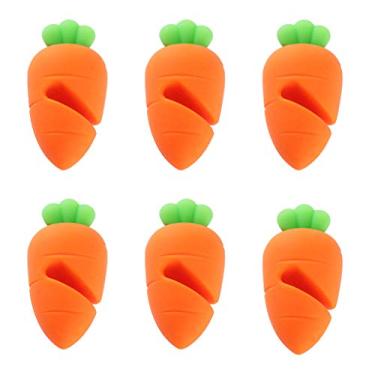 Imagem de ZERIRA Spill-proof Lid Lifter for Soup Pot Kitchen Restaurant Tools Silicone Heat Resistant Shelf Keeping Lid Open Cooking Assistant (Pack of 6)