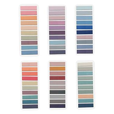 Imagem de predolo 6 peças Pastel Tabs, Book Markers, Memo Sticker, Paper Planner Stickers, Page Flags for Diaries, Hand Account, Notes, Folders Catalogs