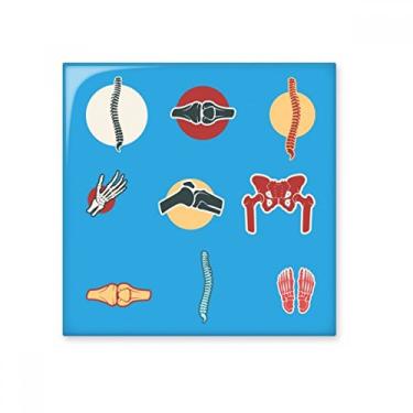 Imagem de Adesivo brilhante de azulejo de cerâmica com ilustração de articulações humanas