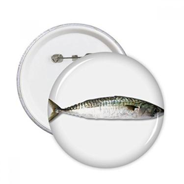 Imagem de Peixe oceano atividade longo preto pino redondo distintivo decoração roupas presente 5 peças