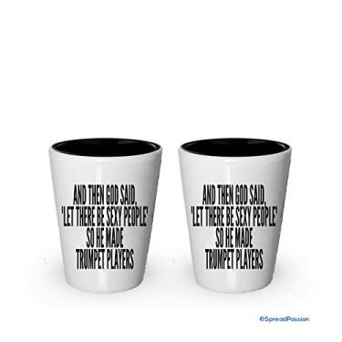 Imagem de Presentes para pessoas sexy - And Then God Said Let There Be Sexy People So He Made - Ideia de presente exclusiva para profissionais sensuais (trompeteistas)... (2)