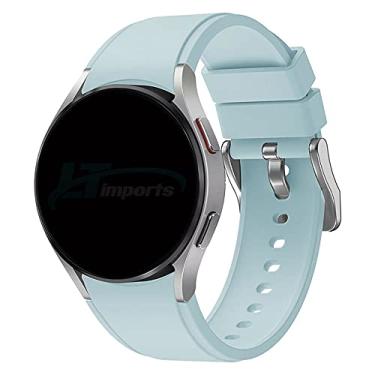 Imagem de Pulseira Classica LTIMPORTS, compativel com Galaxy Watch 6 - Galaxy Watch 6 Classic - Galaxy Watch 5 - Galaxy Watch 5 Pro - Galaxy Watch 4 Classic (Azul Light)