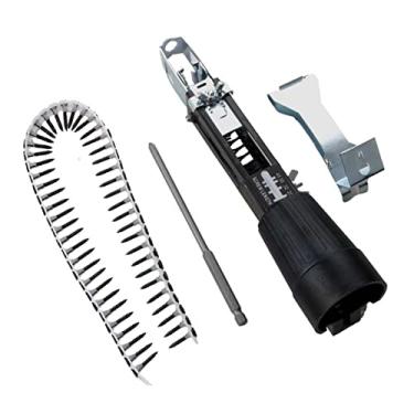 Imagem de Pistola De Pregos De Corrente Automática Moumouten, Adaptador De Pistola De Pregos Pneumáticos De 50 Peças, Acessórios De Máquina De Pregos Automáticos Ajustáveis ​​com Cabeça De Pregador(Preto)