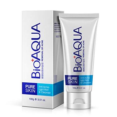 Imagem de BIOAQUA Skin Care Acne Tratamento de Rosto Remoção Cleanser Creme Spots Scar Blemish Mark 100g