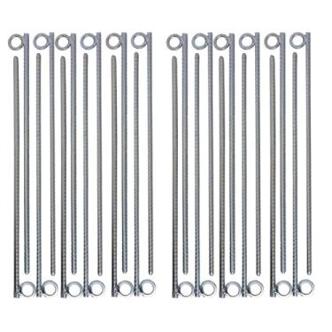 Imagem de ESTACA P/BARRACA 40 cm 12 UNIDADES AÇO CA-50 (6mm)