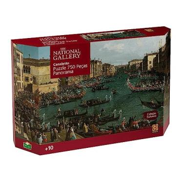 Imagem de Puzzle 750 peças Panorama The National Gallery Canaletto