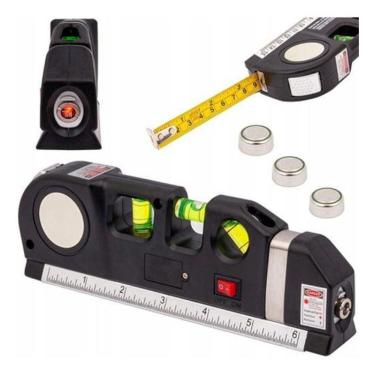Imagem de Nível A Laser 3 Linhas E Trena Régua Nivelador Profissional3