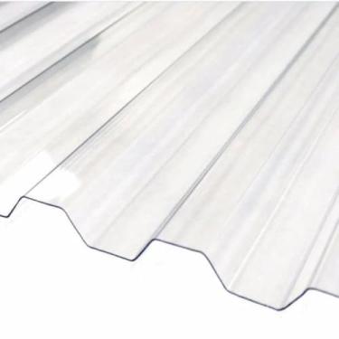 Imagem de Kit com 5 Telhas Policarbonato 244cm X 99cm Grega Transparente