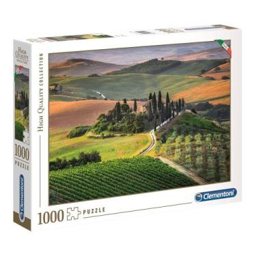 Imagem de Puzzle 1000 Peças Toscana Apaixonante - Clementoni - Importado - Grow