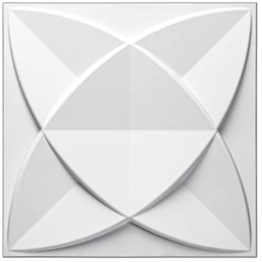 Imagem de Art3d Painéis de parede decorativos em PVC 3D texturizados para decoração de parede interna na sala de estar, quarto em branco, pacote com 33 azulejos, 32 pés quadrados