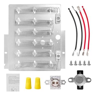 Imagem de FILTERUP Kit de elemento de aquecimento de secadora 503978 61927 compatível com Speed Queen, Crosley, Amana, Maytag, substitui #964p3 61195 503404 2304695 56047 56179 1914 AP4072871 PS2061575