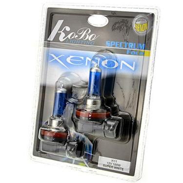 Imagem de ZMShun 2 peças H11 12V 100W 5500K xenon branco lâmpadas de farol de carro H11 lâmpadas de carro farol de neblina lâmpada de cabeça de automóvel DRL lâmpada super branca H11 lâmpadas 100W 12V DC
