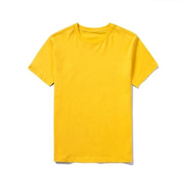 Imagem de NJNJGO Camiseta masculina leve gola redonda básica casual verão manga curta camiseta esportiva, Cor 8, M