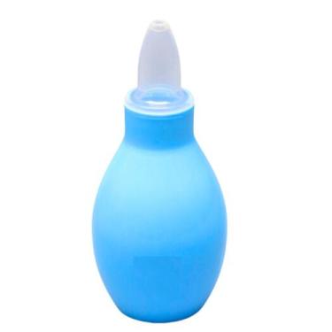 Imagem de Aspirador Nasal Para Bebês +0 Meses Silicone Fácil Seguro Prático Azul