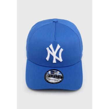 Imagem de Boné Aberto New Era Snapback New York Yankees Aba Curva Azul New Era MBV19BON146 masculino