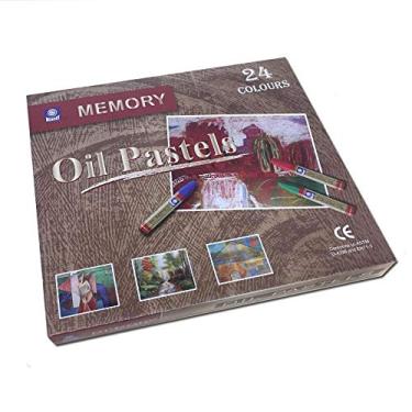Imagem de Giz Pastel Oleoso 24 Cores Memory Keramik