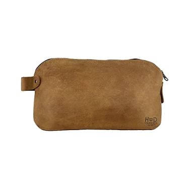 Imagem de Large All Purpose Dopp Kit Utility Bag (Cords, Chargers, Tools, School/Office Supplies) Handmade by Hide & Drink :: Single Malt Mahogany