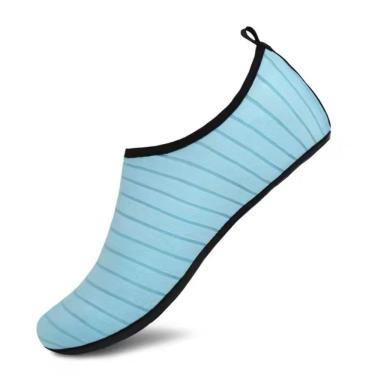 Imagem de Sapatilha de Neoprene Reforçada Areia Mar Beach Tennis Azul Claro - 40-41