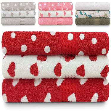 Imagem de Kit 3 Toalhas de Banho 100% Algodão Prisma Dohler Emcompre