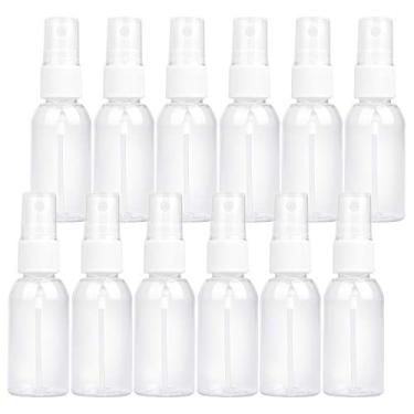 Imagem de TRENDBOX Pacote com 6 frascos de spray de névoa fina de plástico transparente vazio, 12 Pack - 1 Ounce / 30 ml