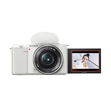 Imagem de Sony Alpha ZV-E10 - Kit de câmera Vlog sem espelho com lentes intercambiáveis APS-C - Branco