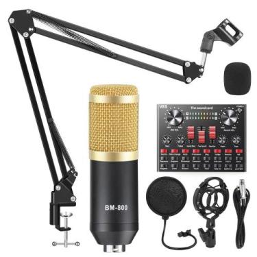 Imagem de V8s Pc Voice Chat Cantando Ao Vivo Transmissão Som Placa - CONDENSERMI