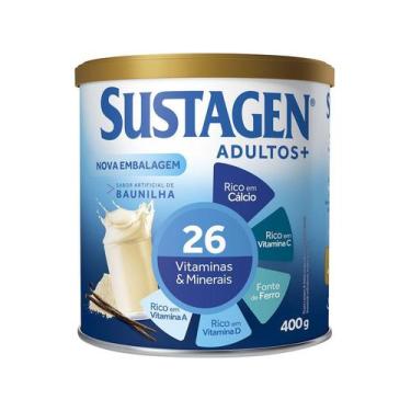 Imagem de Complemento Alimentar Sustagen Adultos+ - 400g 1 Unidade Baunilha, 400