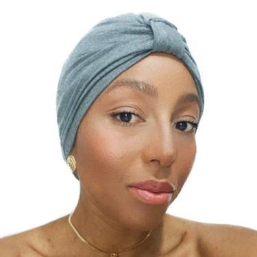 Imagem de Turbante Luxo Elegante Adulto Feminino Cores Escolha Tratamento Quimio