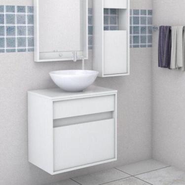 Imagem de Gabinete Módena para Banheiro 2 Gavetas - Darabas Agardi