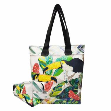 Imagem de Bolsa Feminina e Necessaire Tucanos Magicc Bolsas