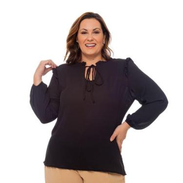 Imagem de Blusa Feminina Plus Size Moderna Roupa Grande Confortável - Gatta Fash