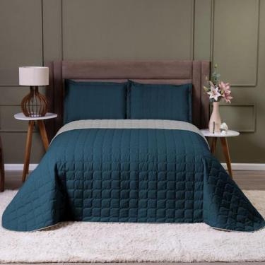 Imagem de Kit Cobre Leito Londres King Tecido 600 Fios 130 Gramas Linha Nova - B