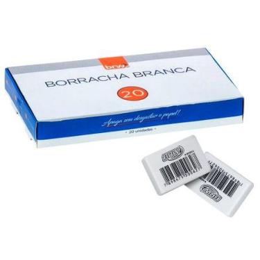 Imagem de Borracha Branca - Caixa Com 20 Unidades - BRW