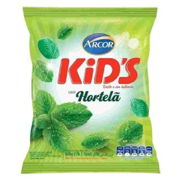 Imagem de Bala Kids Hortela 600gr Arcor
