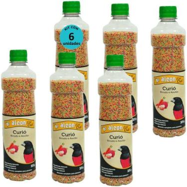 Imagem de Kit 6 Ração Alcon Eco Club Curió 325g