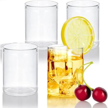 Imagem de Copo alto de vidro borossilicato premium de 283 g (pacote com 4)