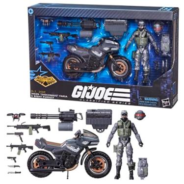 Imagem de G.I. Joe Classified Series #127, Night Force Jason Shockwave Faria & Night Pursuit Cycle, 6” Action Figure, Exclusive