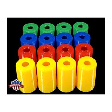 Imagem de Trouble Board Game Replacement Pieces Parts Movers Pawns Pegs -16 Red Green Blue Yellow