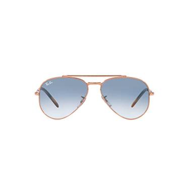 Imagem de Ray-Ban Óculos de sol aviador RB3625, Ouro rosa/azul gradiente transparente, 55 mm