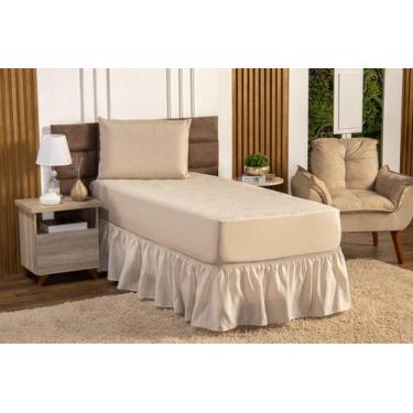 Imagem de Protetor Capa De Colchão Solteiro Impermeável Cama Box - Angel Distrib