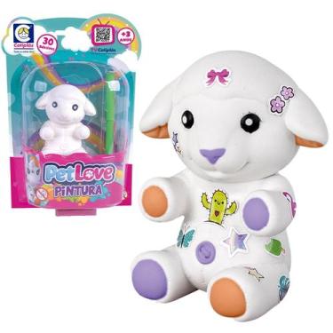 Imagem de Pet Love Pintura Animais De Brinquedo Para Pintar Brinquedo Infantil D