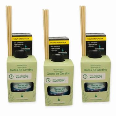 Imagem de 3 Aromatizador Ambiente Gotas de Orvalho Senalândia Difusor 280ml Perf