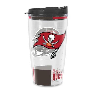 Imagem de Rico Industries NFL Football Tampa Bay Buccaneers 473 ml com isolamento duplo Tritan Classic Tumbler Cup mantém as bebidas frias e quentes, feito nos EUA