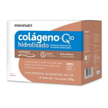 Imagem de Colágeno Verisol Sachês 30x5g Sabor Natural + Q10 Maxinutri