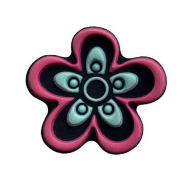 Imagem de Aplique Kit 10 Peças Flor Colorida Escura Emborrachado - RAE