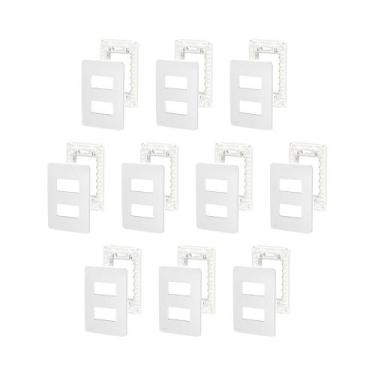 Imagem de 10 Placa/Espelho Gamma Silver 4x2 S730121274 Orion Schneider