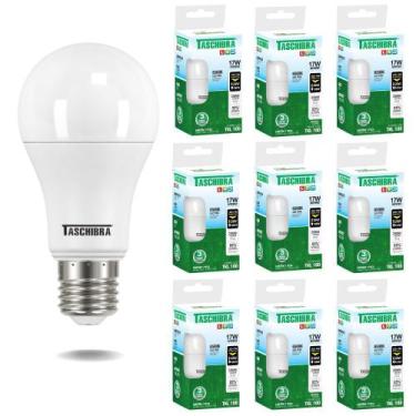 Imagem de Kit 10 Lâmpadas Led Bulbo TKL 17W Taschibra E27 Bivolt, 6500K - Branco