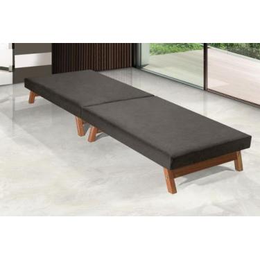 Imagem de Mini cama dobravel portatil maleta 170x60 c/colchão - pés madeira -d26