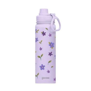 Imagem de Garrafa Térmica Fresh 650ml Lilás Lilac Flowers - Gocase 0014
